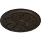 Ekena Millwork Kaya Ceiling Medallion (Fits Canopies up to 5 1/4"), Hand-Painted Stone Hearth, 23 5/8"OD x 1 1/2"P CM23KASHF - alternate 2